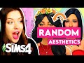 Giving Sims 4 Townies Random Aesthetic Makeovers in The Sims 4 // Sims 4 CAS Challenge