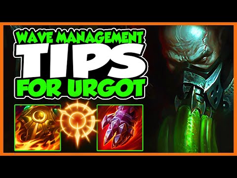 Winning lane through early wave management. [Masters Urgot vs Garen] - League of Legends