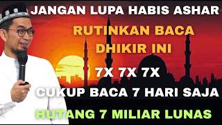 Download lagu Subhanallah‼️ 7 Billion Rupiah Debt Paid Off with 7 Dhikr After Asr Prayer mp3