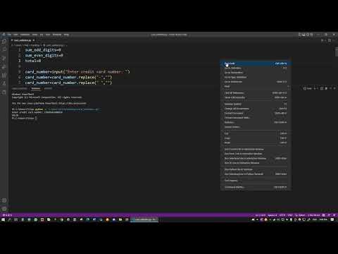 Credit Card Validator Using Python Shorts Programming Python