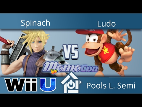 Momocon 2017 - Spinach (Cloud) vs Ludo (Diddy Kong) - Smash 4 Pools L. Semi