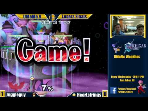 UMeMe 9 - Juggleguy (Captain Falcon) vs. Heartstrings (Sheik) Losers Finals