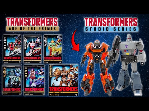 HUGE Transformers REVEALS! Studio Series & Age Of The Primes WAVE 3! SS86 MEGATRON, KSI WIDOW & MORE