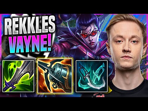REKKLES IS SO CLEAN WITH VAYNE KRAKEN SLAYER! - G2 Rekkles Plays Vayne ADC vs Kai'sa! | Season 11