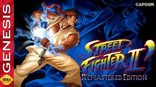 Street Fighter II' Remastered Edition - Hack (GEN) (For physical cart please read description)