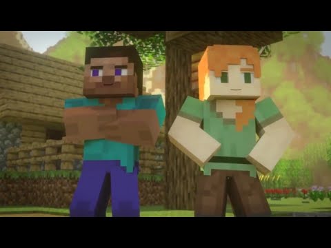 Bees Fight: BLOOPERS - Alex and Steve Life (Minecraft Animation)