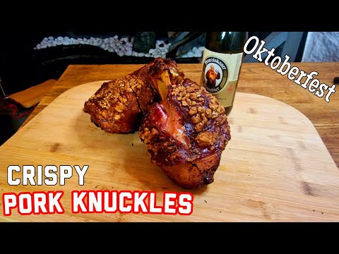 CRISPY PORK KNUCKLES - Kamado Kettle Joe -         #Schweinshaxe #crispypork #pork #bbq #oktoberfest