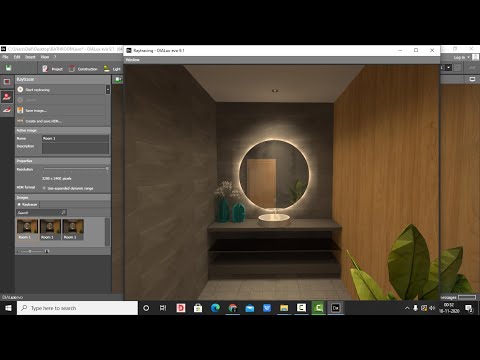 Trick zum Erstellen eines realistischen hinterleuchteten Spiegels in Dialux Evo