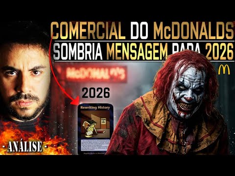 COMERCIAL do MC´DONALDS traz SOMBRIA MENSAGEM para 2026...
