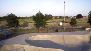 preview picture of video 'AR.Drone Flight Video Edmond Oklahoma Skate Park'