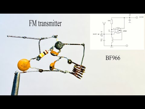 FM transmitter on a dual-gate MOSFET BF966