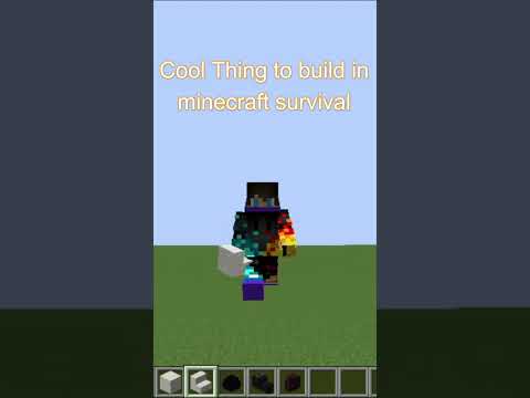 Cool things to build in minecraft survival