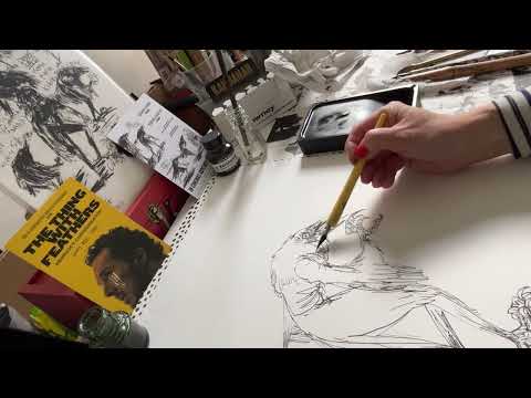 Comic Artist Lucy Sullivan Draws Crow