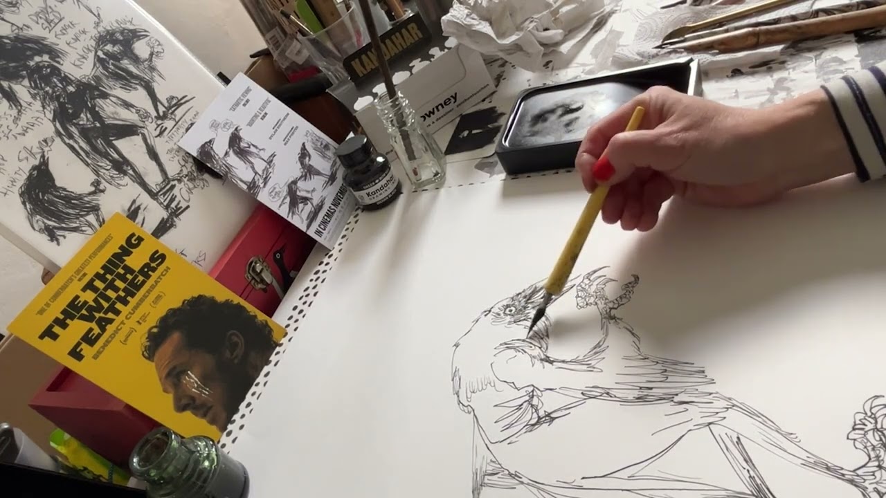 Comic Artist Lucy Sullivan Draws Crow