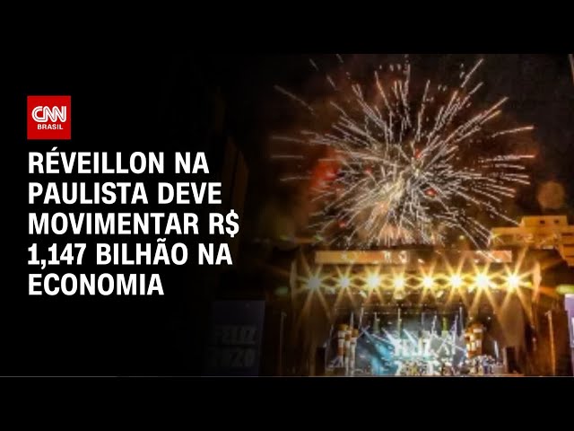 FGV: Réveillon na Paulista movimenta R$ 1,147 bilhão | CNN PRIME TIME