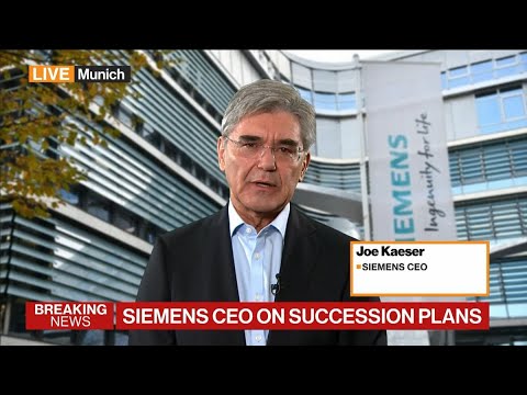 Siemens CEO Kaeser on Flender Spinoff, Succession, Diversity