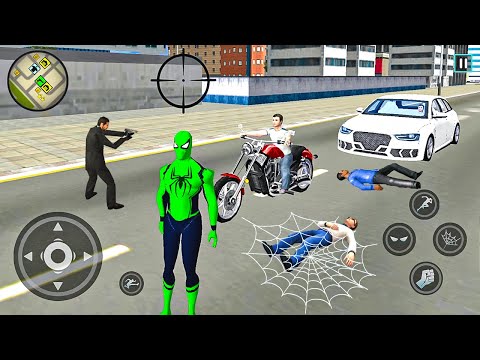 Spider Rope Hero Ninja Gangster Crime Vegas City #25 - Android Gameplay