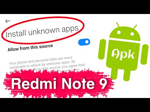 How to Enable Unknown Sources in Redmi Note 9 | Redmi Note 9 Unknown Sources Setting