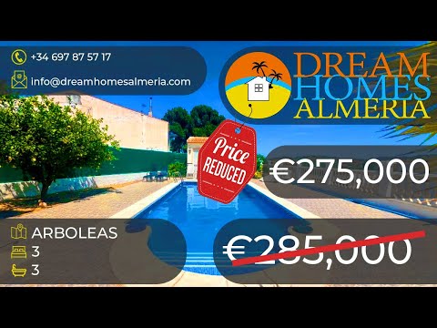 3 bed 3 bath villa with outstanding views Arboleas