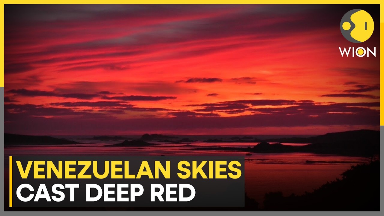 Venezuela's Sky Turns Deep Red: Resuce Operations Continue | WION