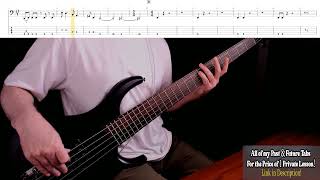 Metallica-Crash Course in Brain Surgery-5 String Bass Cover-Bass Tab