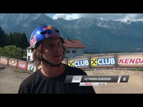 SZYMON GODZIEK SECOND RUN AT CRANKWORX INSBRUCK 2018