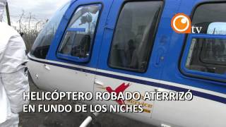 preview picture of video 'Helicóptero robado aterrizó en fundo de Los Niches - Curicó'