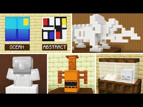 MIND-BLOWING Minecraft Museum Hacks & Decorations!