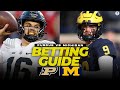 Big Ten Championship Purdue vs No. 2 Michigan Betting Preview: Pick To Win & MORE | CBS Sports HQ