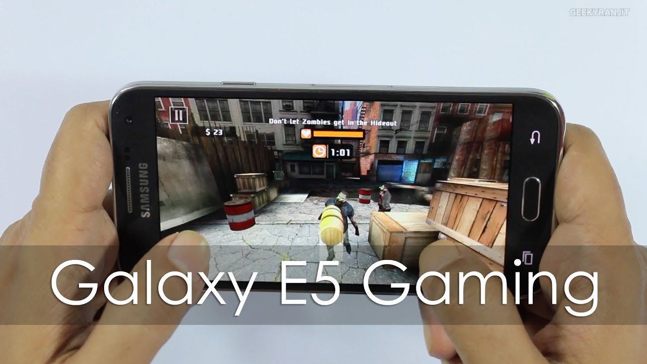 Samsung Galaxy E5 Mid Range Android Gaming Review