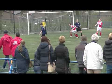Vriendenschaar JO15-4 - UVV JO15-3 2de helft (4-2) 1-4-2017