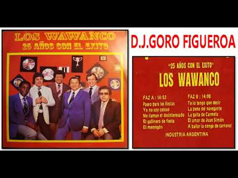 LOS WAWANCO 25 AÑOS CON EL EXITO CANTA HERNAN ROJAS TACO MORALES GRANDES EXITOS