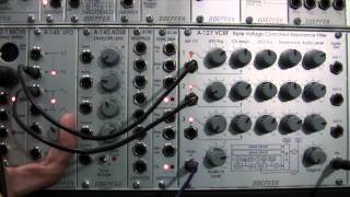 Video thumbnail for Doepfer A127 Triple Voltage Controlled Resonant Filter Part Four-Audio Rate Modulation by Raul's World of Synths