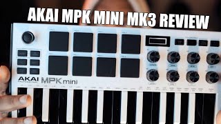 Video thumbnail for AKAI MPK Mini MK3! A Hiphop Producer Review by Ave Mcree