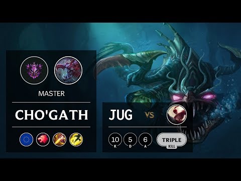 Cho'Gath Jungle vs Lee Sin - EUW Master Patch 9.20