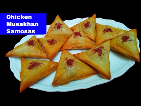 Chicken Musakhan Samosa Kuwaiti || Arabic Chicken Samosa || Musakhan Samosa Recipe | Musakhan Recipe