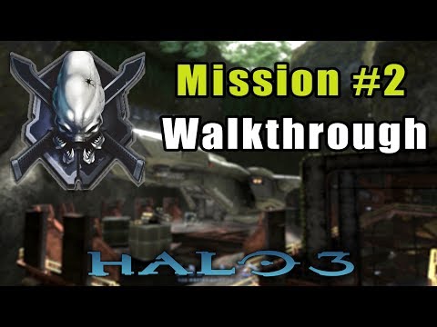 Halo 3 LEGENDARY Walkthrough ► Mission #2 Crow's Nest