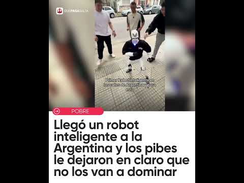 🤖🇦🇷 ¡LE MARCARON LA CANCHA! LLEGÓ UN ROBOT INTELIGENTE Y LOS PIBES LO DOMINARON | #QUEPASASALTA
