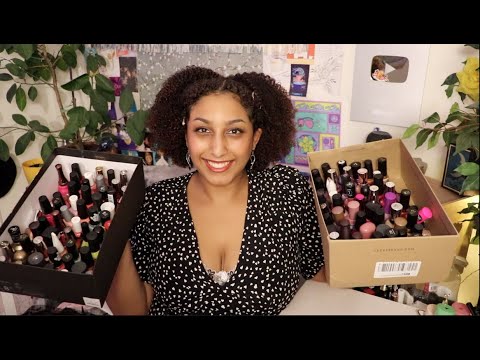 showing you my entire nail polish collection because you asked me to