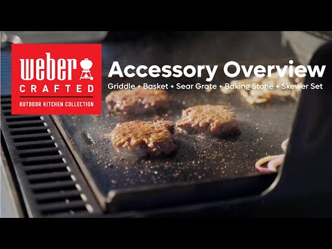 Weber Crafted Accessories Overview | Weber Crafted System | Flat Top & Roasting Basket