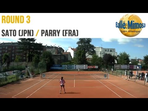 SATO (JPN) vs PARRY (FRA) 3rd Round - Court 12