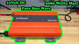 Budget Junbpaw DC 12V to AC 110V/120V inverter Testing, 2080 Watts for 199$