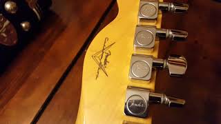 Video thumbnail for FENDER CUSTOM SHOP AMERICAN TELECASTER SUB-SONIC BARITONE USA GUITAR 2003 UP CLOSE VIDEO REVIEW by Essex Recording Studios