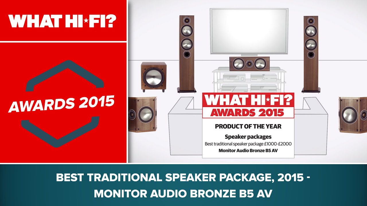 Best traditional speaker package, 2015 - Monitor Audio Bronze B5 AV - YouTube