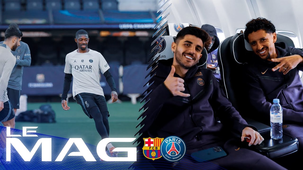 LE MAG : Dans les coulisses du match retour 🆚 FC Barcelone ! ⚽️🏆 (1/1)