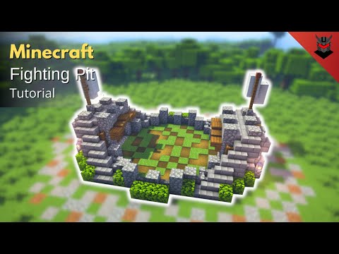 Mechitect - Minecraft: How to Build a Medieval Fighting Pit | Fighting Pit (Tutorial)
