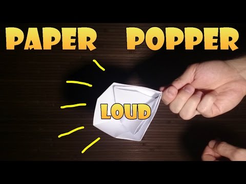 How to Make a Paper Popper / Loud and Easy/