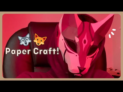 Fox/Wolf Mask!【DIY】🌈✨