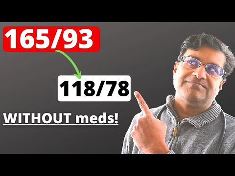 How to lower your blood pressure WITHOUT medication?
