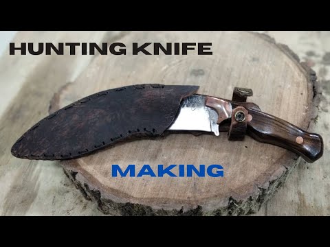 Making a Fat Knife from an Old Car Leaf Spring
